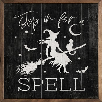 Stop In For A Spell Witch Black